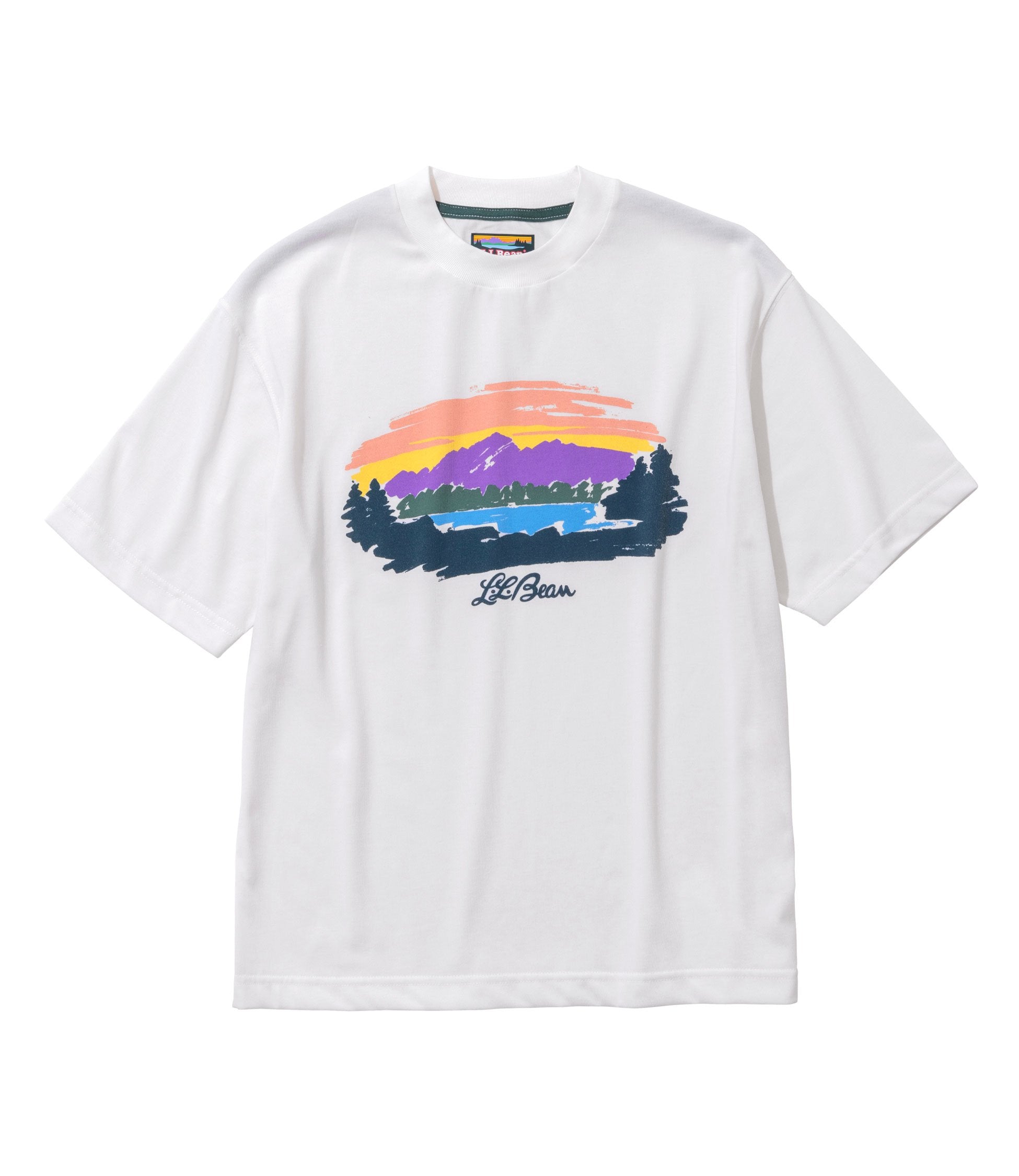 L.L.Bean JAPAN EDITION Women's Canton Mountain Lake Graphic Tee